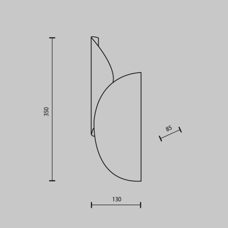 Настенные бра — Бра Maytoni MOD225WL-02B1 купить в 