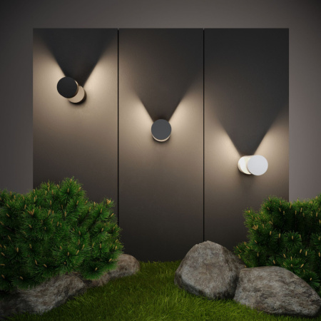 Уличные настенные светильники — Светильник настенный Elektrostandard 1540 TECHNO LED Nimbus Чёрный купить в 