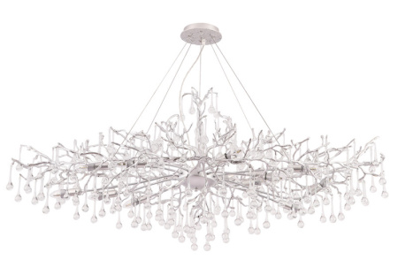 Люстры подвесные — Подвесная люстра Crystal Lux REINA V2 SP12 L1500 SILVER PATINA купить в  Люстры подвесные — Подвесная люстра Crystal Lux REINA V2 SP12 L1500 SILVER PATINA купить в