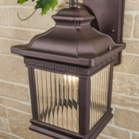 Уличные настенные светильники — Светильник настенный Elektrostandard Sargas D кофе (GL 1027D) купить в 