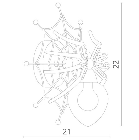 Настенные бра — Бра Divinare 1308/02 AP-1 купить в 
