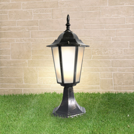 Низкие уличные фонари — Садово-парковый светильник Elektrostandard GL 1004S черное золото купить в 