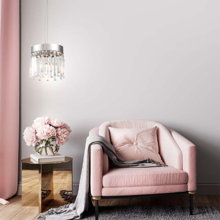 Подвесные светильники — Подвесной светильник Indigo LACRIMA 12026/1P Chrome V000363 купить в 