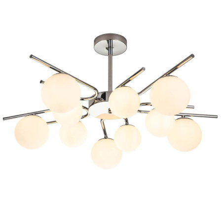 Люстры на штанге — Потолочная люстра Escada Sphere 642/10P Silver купить в 