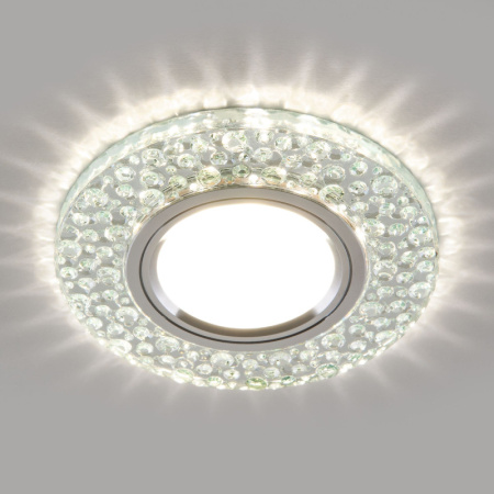 Встраиваемые точечные светильники — Встраиваемый светильник Elektrostandard 2224 MR16 CL прозрачный купить в 