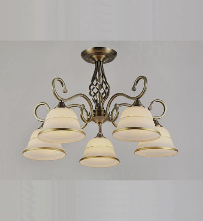 Потолочные люстры — 2873/5 бронза купить в 