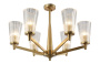 Люстры подвесные — Подвесная люстра Crystal Lux LAURA SP-PL6 BRONZE купить в 