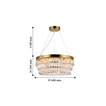 Люстры подвесные — Подвесная люстра Favourite 2206-12P купить в 