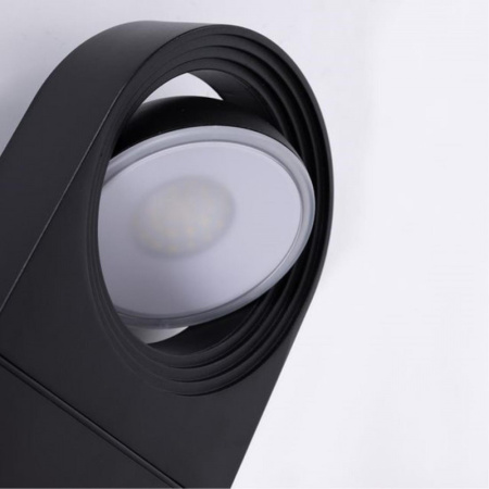 Низкие уличные фонари — Садово-парковый светильник ARTE Lamp A1831PA-1BK купить в 