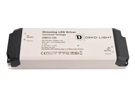 Блоки питания для светодиодной ленты — Блок питания Deko-Light Dimmable CV Power Supply 12V 34-100W IP20 8,3A 862091 купить в  Блоки питания для светодиодной ленты — Блок питания Deko-Light Dimmable CV Power Supply 12V 34-100W IP20 8,3A 862091 купить в