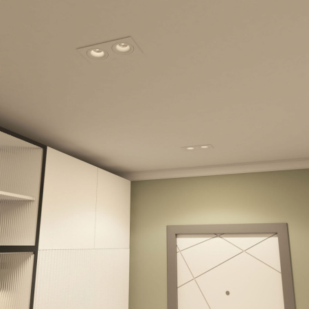 Встраиваемые точечные светильники — Встраиваемый светильник Denkirs DK2122-WH купить в 