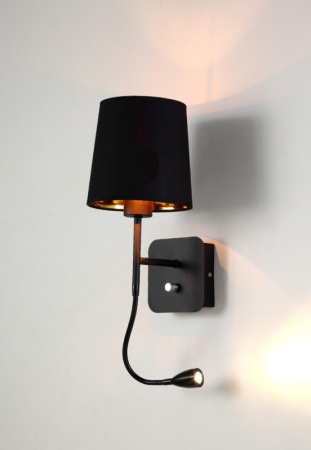 Настенные бра — Бра Crystal Lux PABLO AP2 BLACK/BLACK-GOLD купить в  Настенные бра — Бра Crystal Lux PABLO AP2 BLACK/BLACK-GOLD купить в