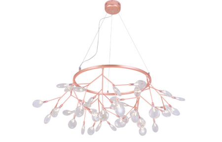 Люстры подвесные — Подвесная люстра Crystal Lux EVITA SP45 D COPPER/TRANSPARENT купить в  Люстры подвесные — Подвесная люстра Crystal Lux EVITA SP45 D COPPER/TRANSPARENT купить в