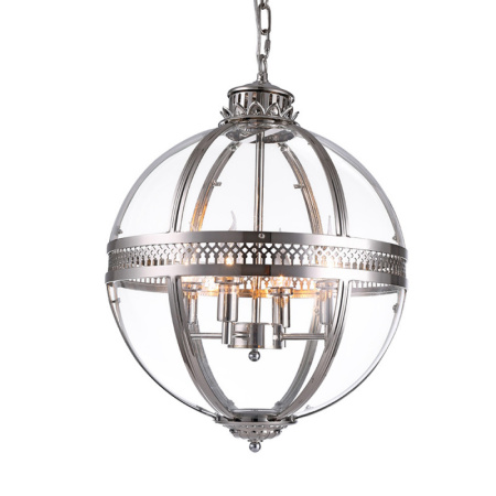 Люстры подвесные — Подвесная люстра DeLight Collection KM0115P-4M nickel купить в 