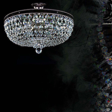 Потолочные светильники — Потолочный светильник Artglass Gerta Dia 450 Nickel CE купить в 