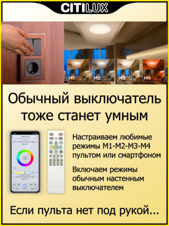 Накладные светильники — Накладной светильник Citilux CL718A100G купить в 