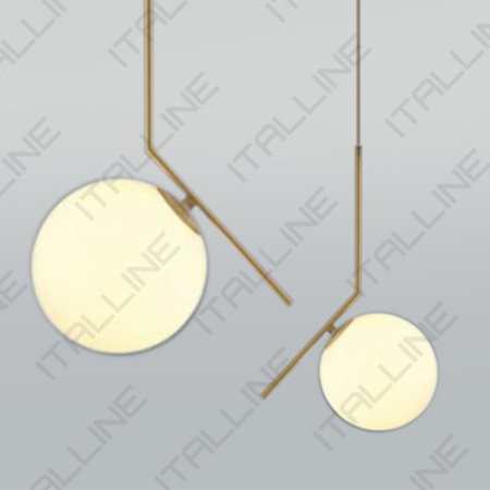 Подвесные светильники — Подвесной светильник ITALLINE Bolla SP 6212/200 brass купить в 