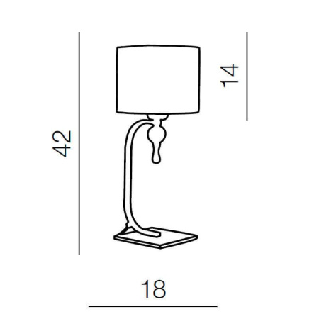 Настольные лампы — Настольная лампа Azzardo Impress table AZ0502 купить в 