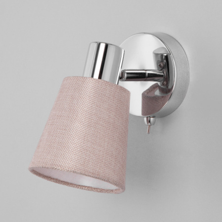 Настенные бра — Бра Eurosvet 20080/1 хром/бежевый купить в 