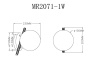 Настенные бра — Бра MyFar MR2071-1W купить в 