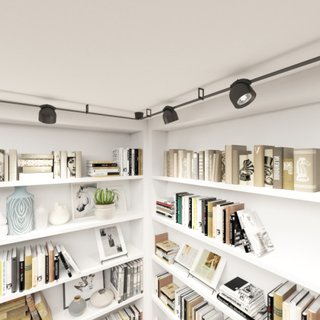 Трековые светильники — Светильник на шине Denkirs DK5540-BK купить в 