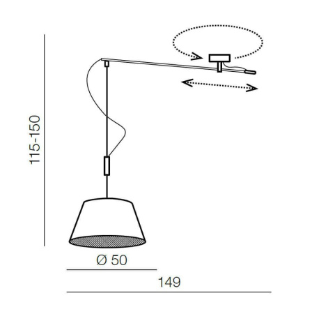Подвесные светильники — Подвесной светильник Azzardo Malaga AZ2313 купить в 