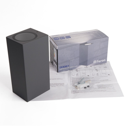 Уличные настенные светильники — Светильник настенный Feron 48327 купить в 