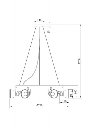 Люстры подвесные — Подвесная люстра Freya FR4003PL-06W купить в 