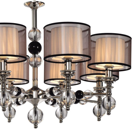 Люстры подвесные — Подвесная люстра Lumien Hall Монелья LH1054/8H-NK-WT купить в 