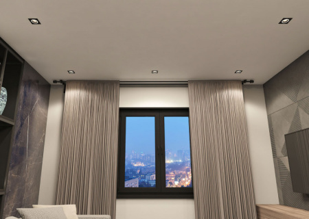 Встраиваемые точечные светильники — Встраиваемый светильник Denkirs DK2061-BK купить в 