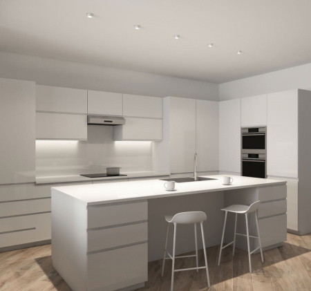 Встраиваемые точечные светильники — Встраиваемый светильник Denkirs DK3126-WH купить в 