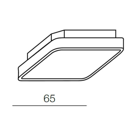 Накладные светильники — Накладной светильник Azzardo Quadro C AZ0204 купить в 