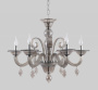 Люстры подвесные — Подвесная люстра Crystal Lux CAETANO SP-PL6 SMOKE купить в 