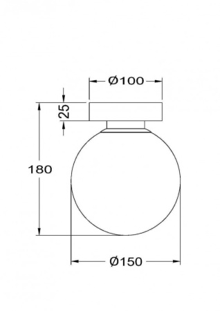 Настенные бра — Бра Maytoni MOD321WL-01B купить в 
