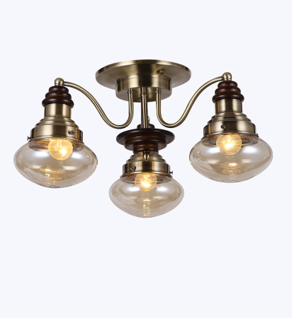 Потолочные люстры — 4728/3 бронза купить в 