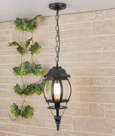 Подвесные уличные светильники — Уличный светильник Elektrostandard GL 1001H черный купить в 