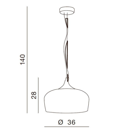 Подвесные светильники — Подвесной светильник Azzardo Parma AZ2799 купить в 