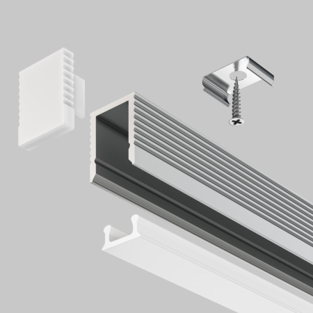 Профили для светодиодных лент — Профиль Maytoni Technical ALM-0809-S-2M купить в 