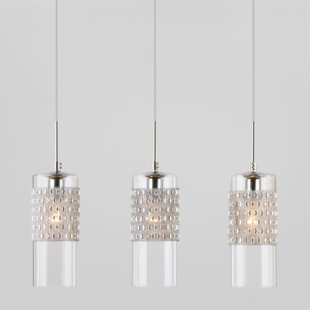 Подвесные светильники — Подвесной светильник Eurosvet 50148/3 хром купить в 