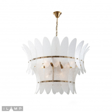 Люстры подвесные — Подвесная люстра iLamp 15602-11 ANB+CL купить в 