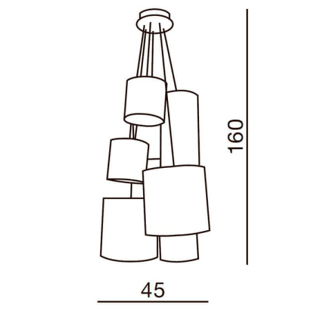Люстры подвесные — Подвесная люстра Azzardo Solvig AZ1021 купить в 