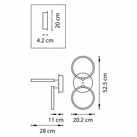 Настенные бра — Бра Lightstar 749622 купить в 