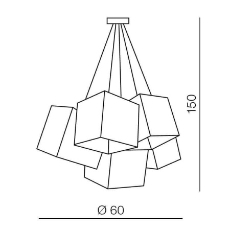 Люстры подвесные — Подвесная люстра Azzardo Tora AZ1229 купить в 