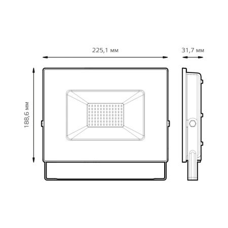 Прожекторы — Прожектор Gauss 688100370 купить в  Прожекторы — Прожектор Gauss 688100370 купить в