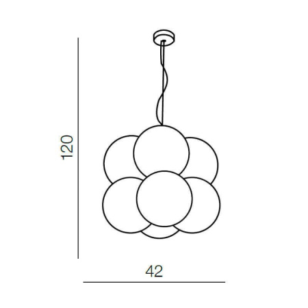 Люстры подвесные — Подвесная люстра Azzardo Aris 8 pendant AZ2057 купить в  Люстры подвесные — Подвесная люстра Azzardo Aris 8 pendant AZ2057 купить в