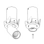 Споты — Спот LeDron DANNY MINI S 40 White купить в  Споты — Спот LeDron DANNY MINI S 40 White купить в