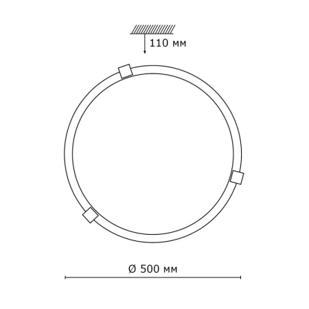 Накладные светильники — Накладной светильник Sonex 353 золото купить в 