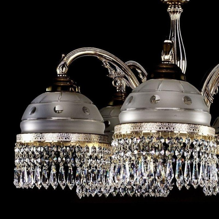 Люстры подвесные — Подвесная люстра Artglass Cassandra V. White Gold CE купить в 