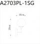 Настенные бра — Бра ARTE Lamp A2703AP-1SG купить в  Настенные бра — Бра ARTE Lamp A2703AP-1SG купить в