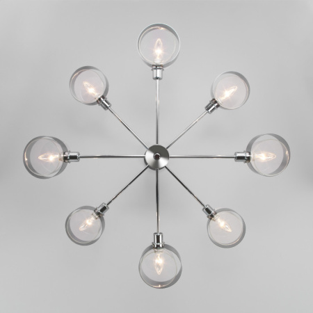 Люстры на штанге — Люстра на штанге Eurosvet 70127/8 хром купить в 
